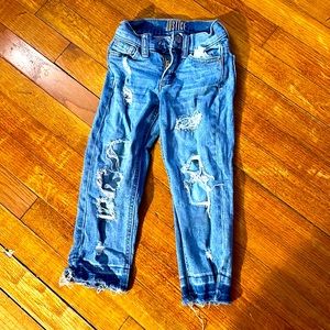 Justice blue jeans